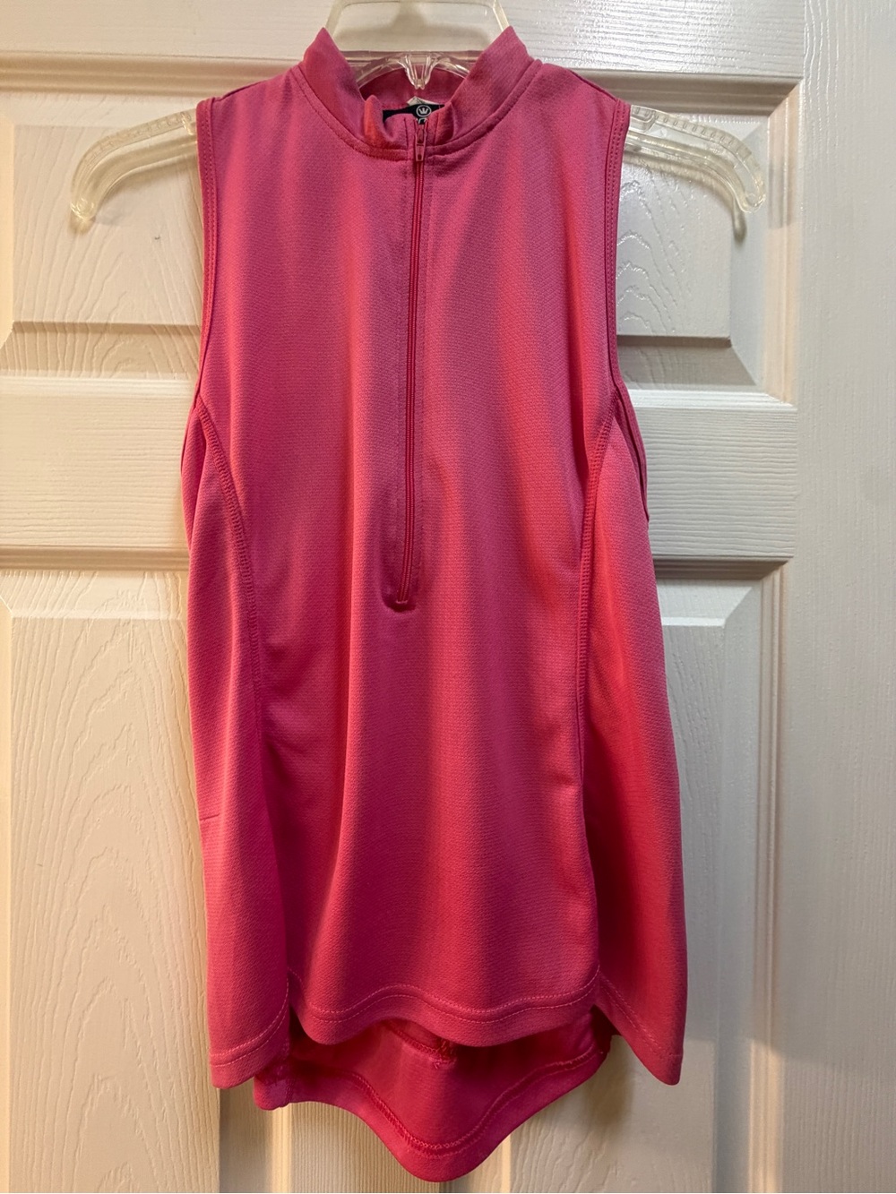 Canari Women’s Pink Sleeveless Zip-Front Top Bike Cycling Jersey Size L